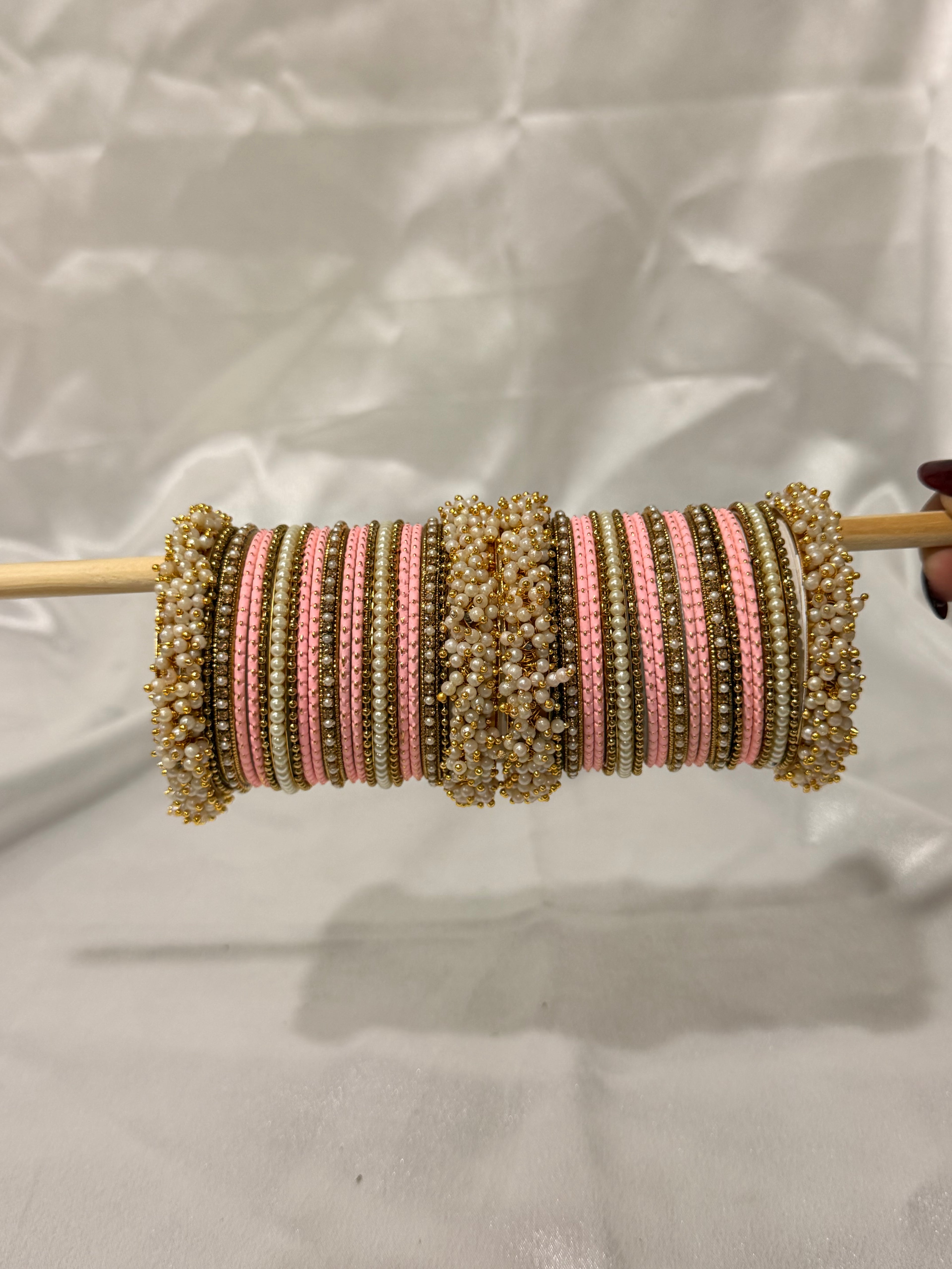Zareen Bangles Peach
