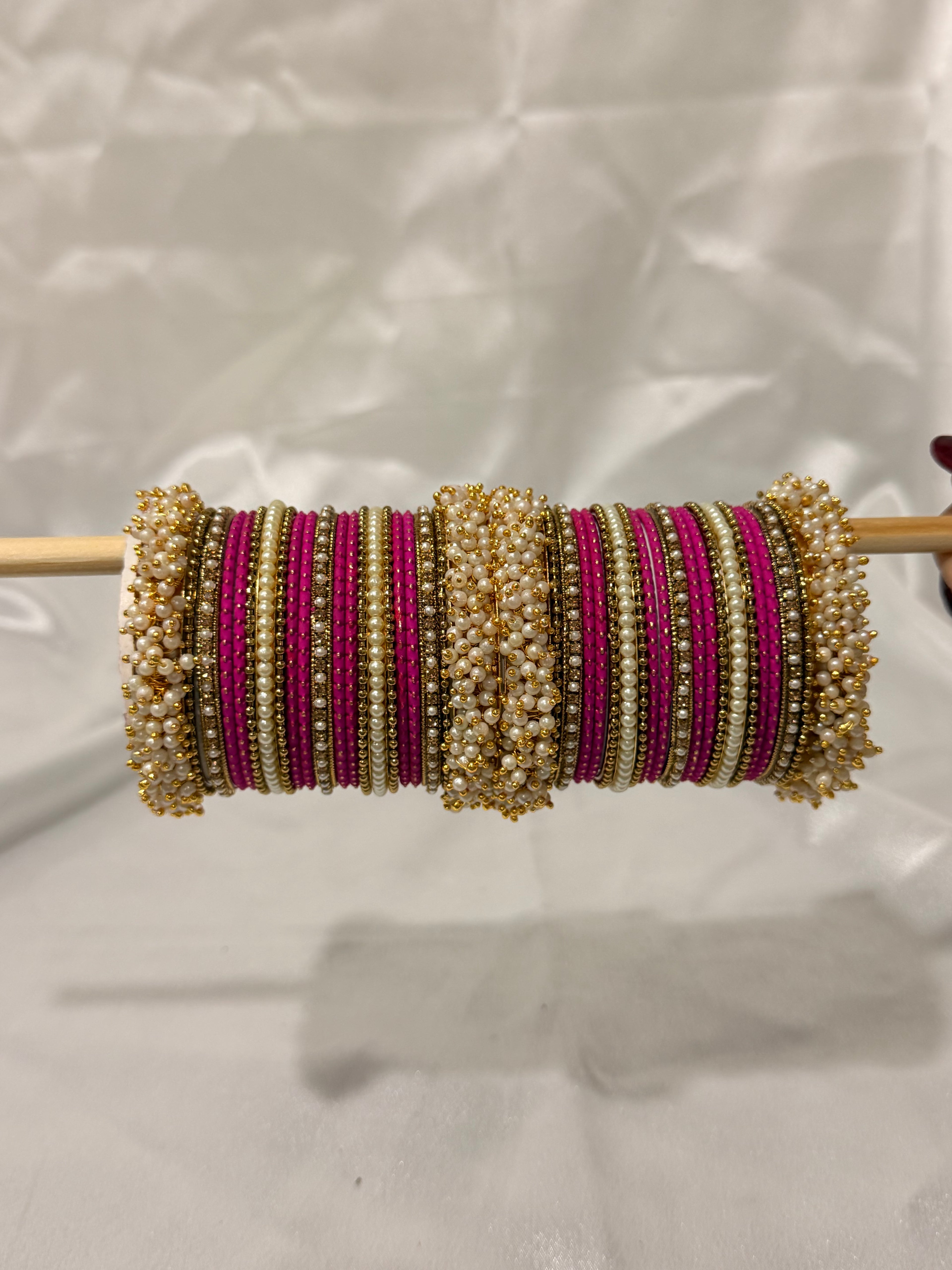 Zareen Bangles Hot Pink