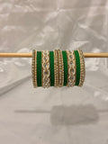 Heer Bangles Dark Green