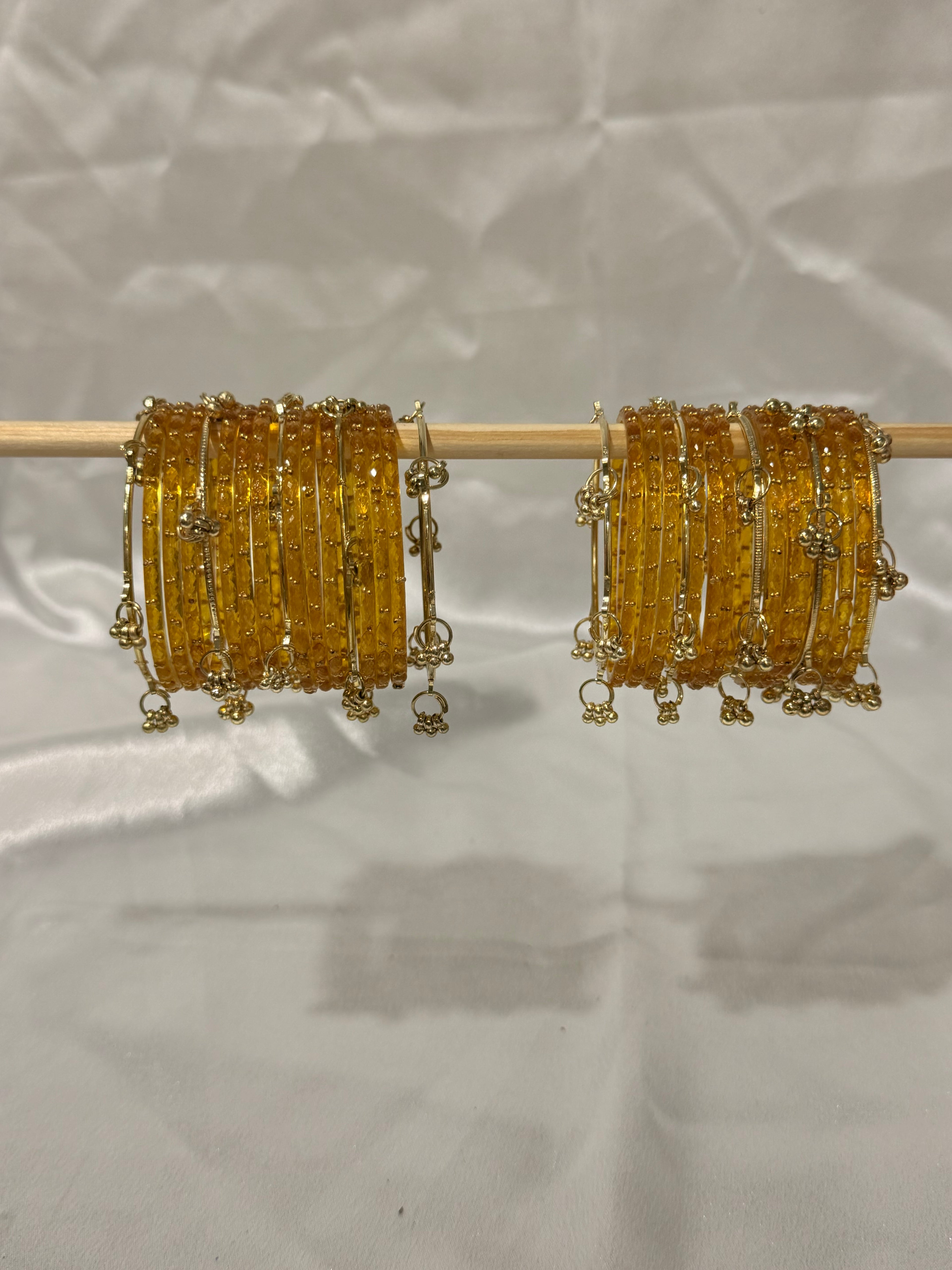 Sana Kashmiri Bangles Yellow