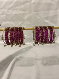 Sana Kashmiri Bangles Purple