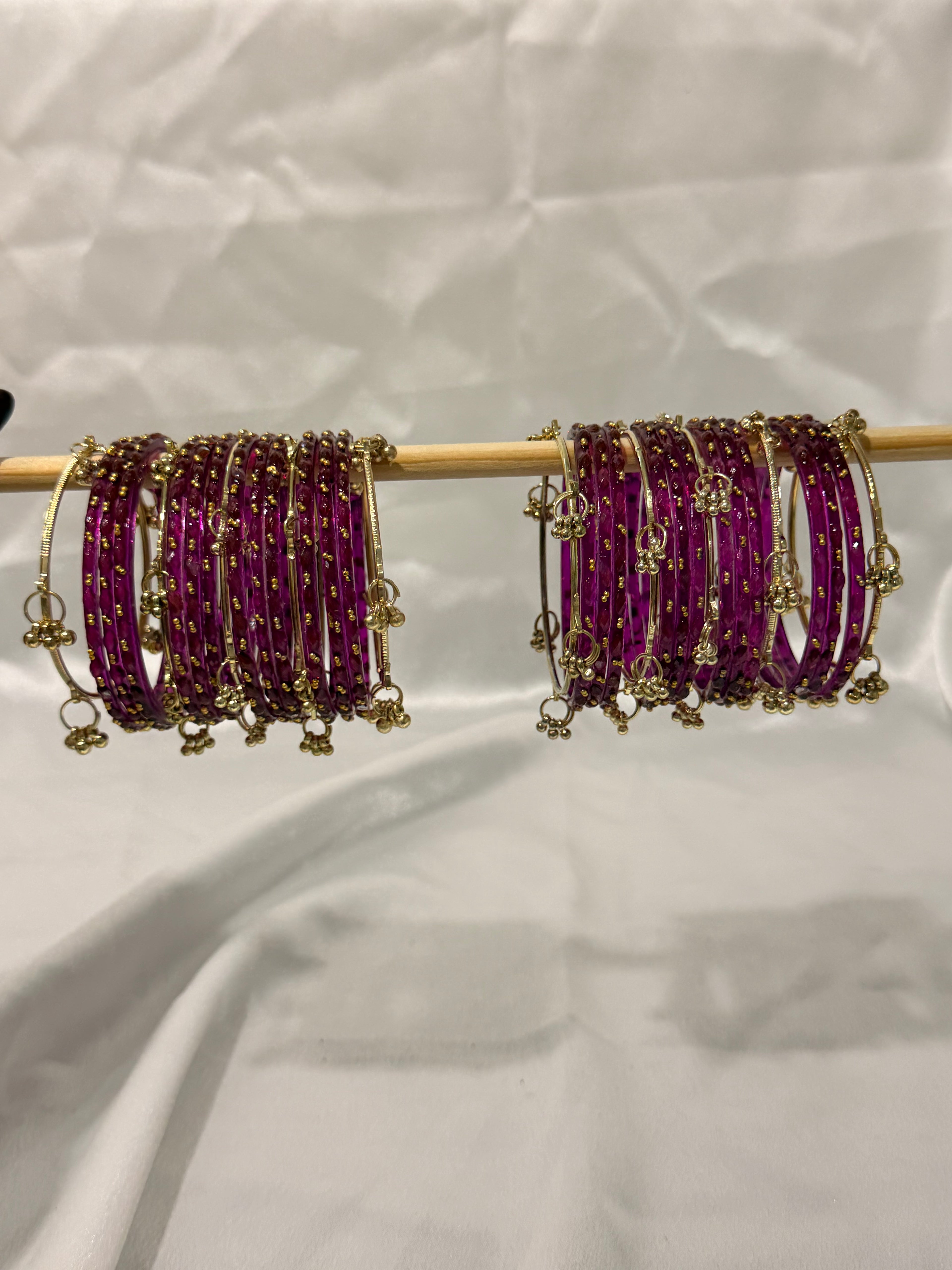 Sana Kashmiri Bangles Purple