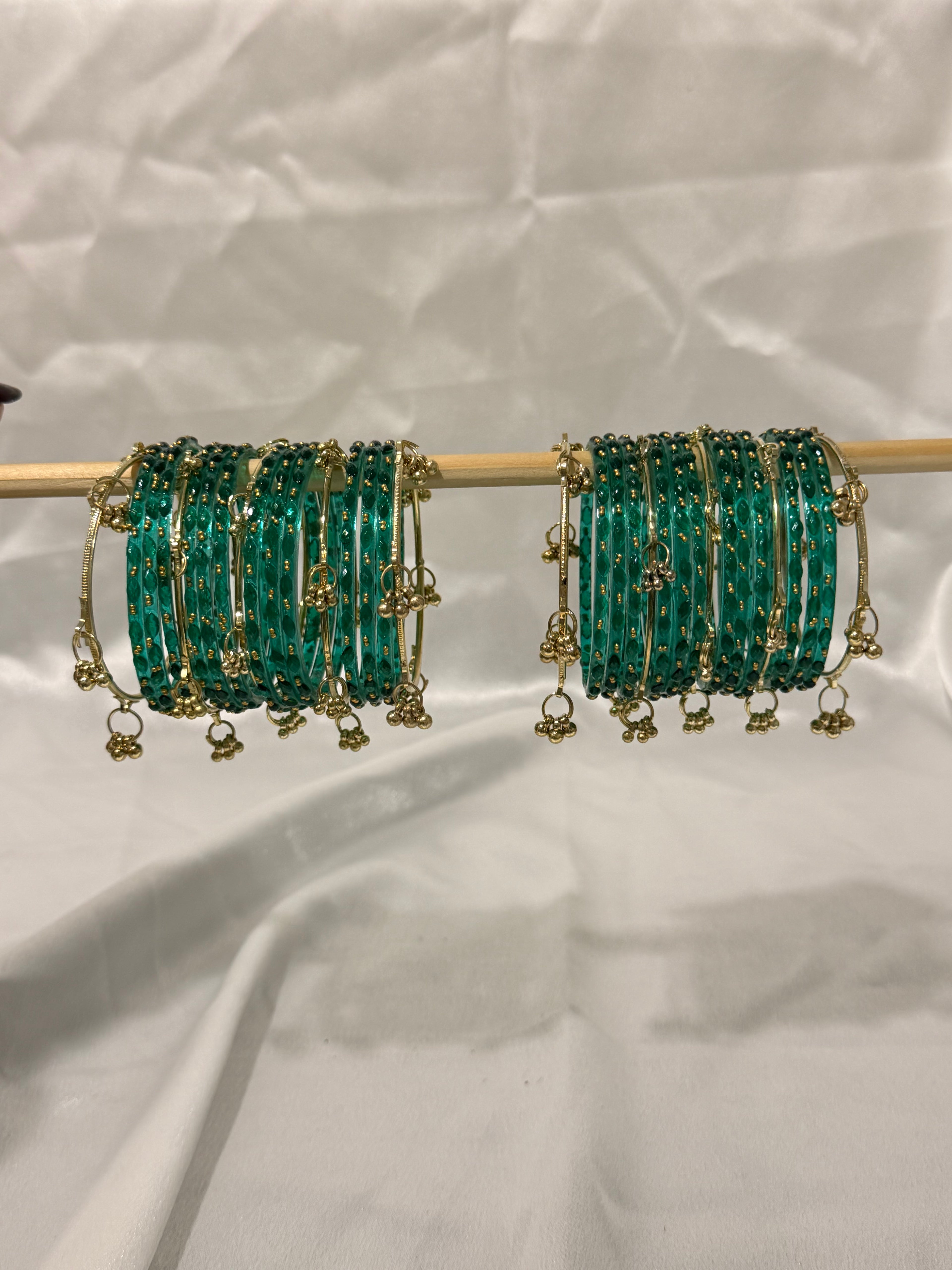 Sana Kashmiri Bangles Teal
