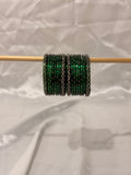 Zeeva Bangles Forest Green