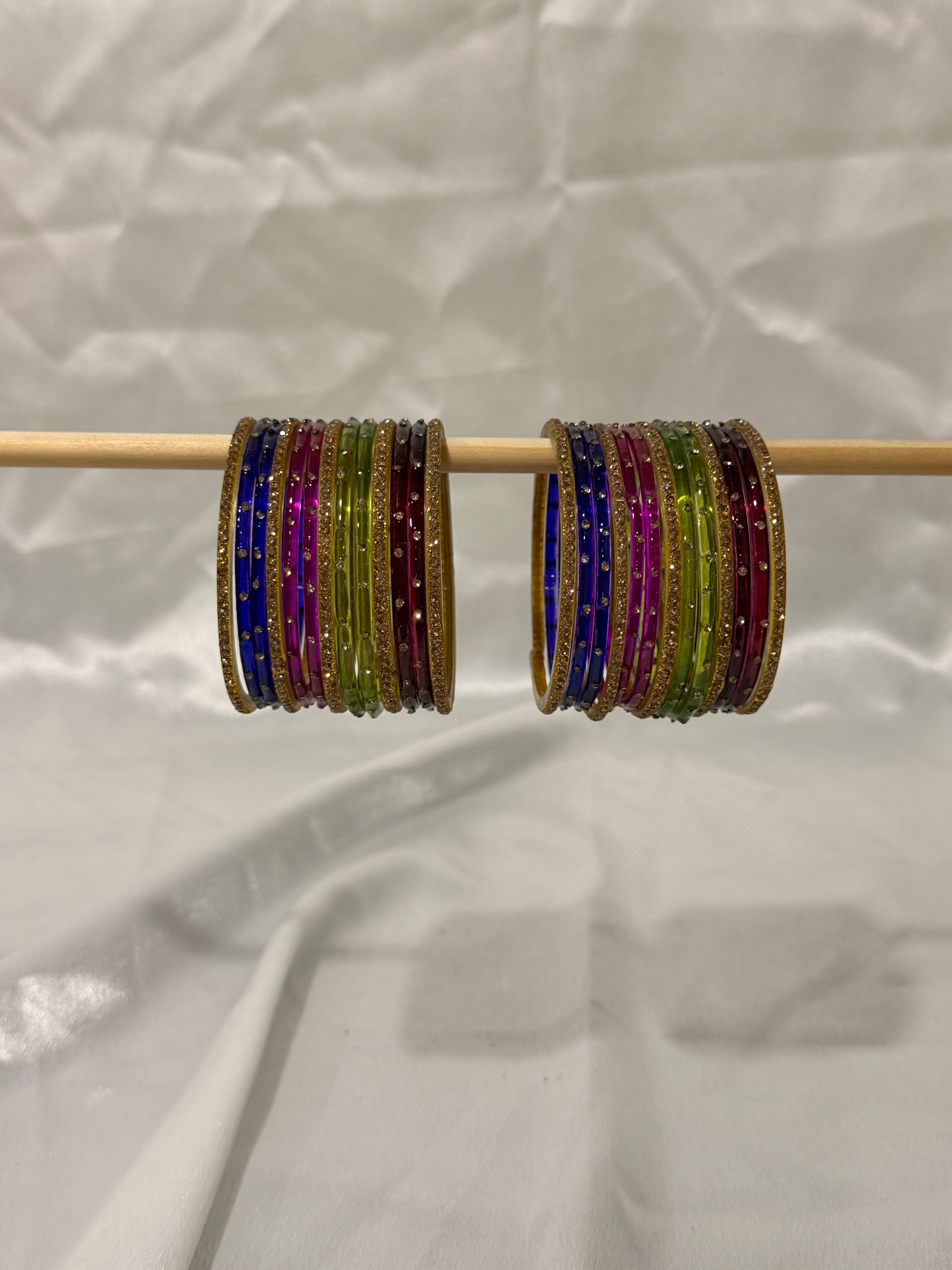 Kaavya Glass Bangles Multi