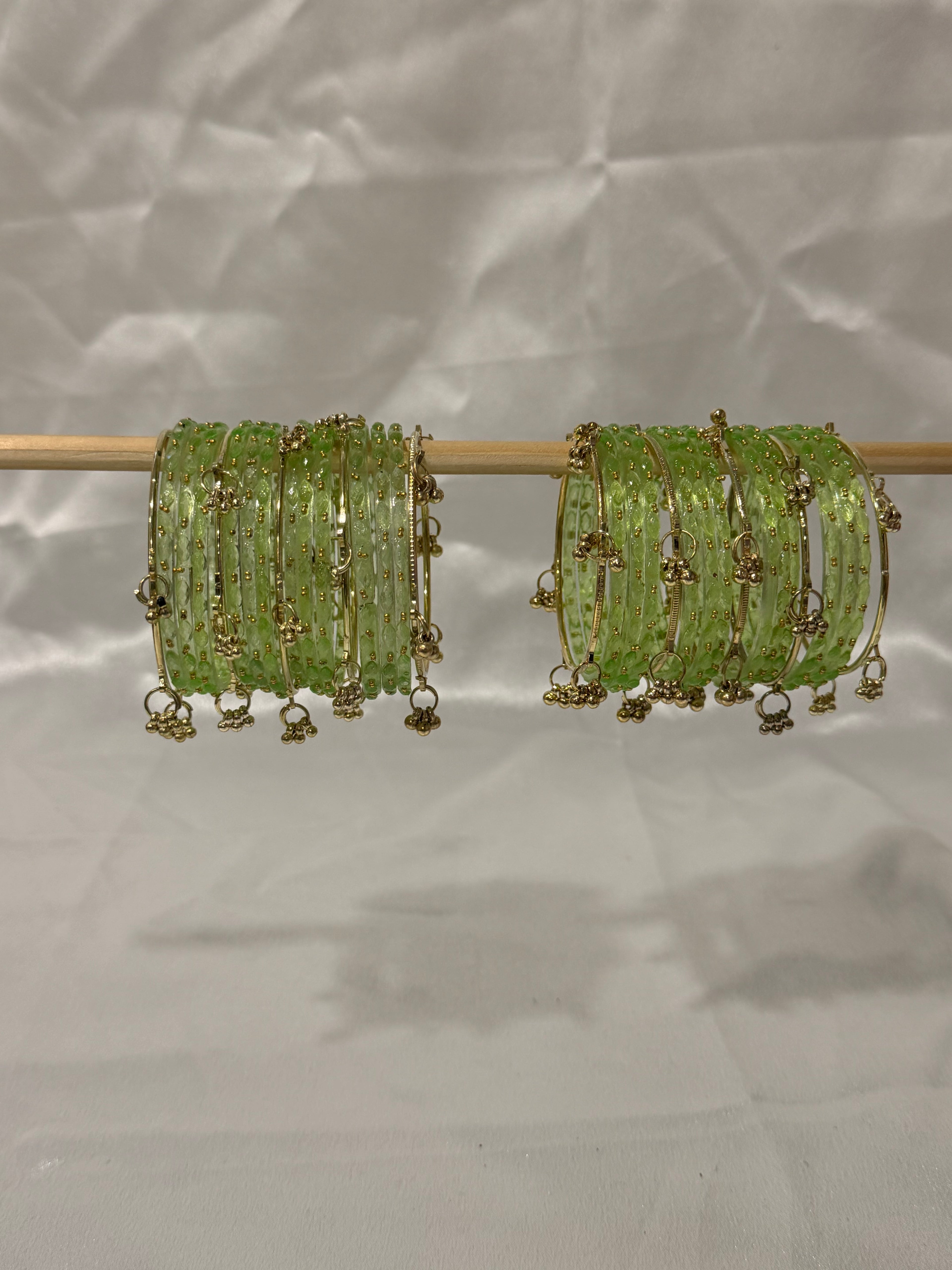 Sana Kashmiri Bangles Light Green