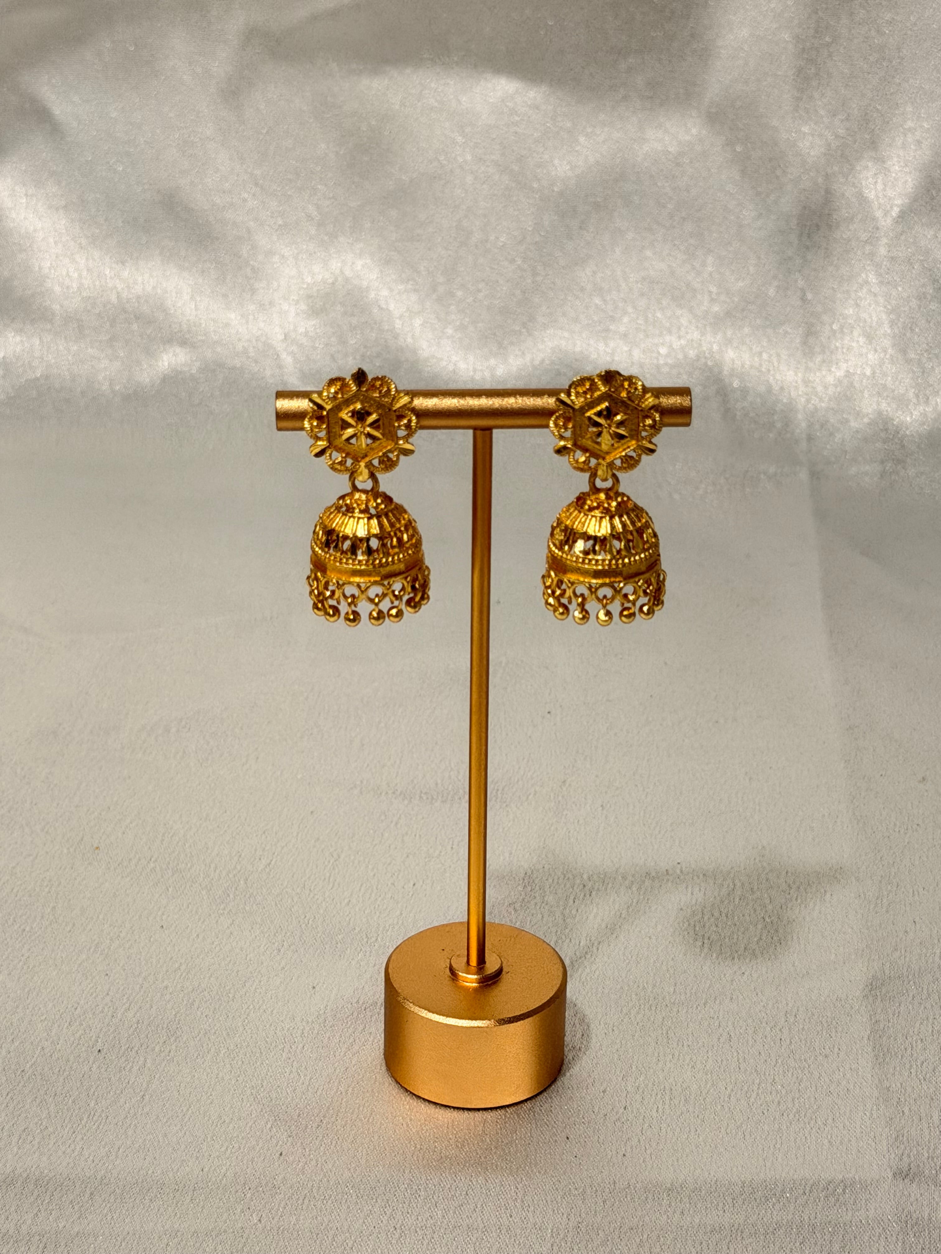 Daya Gold Plated Jhumkis