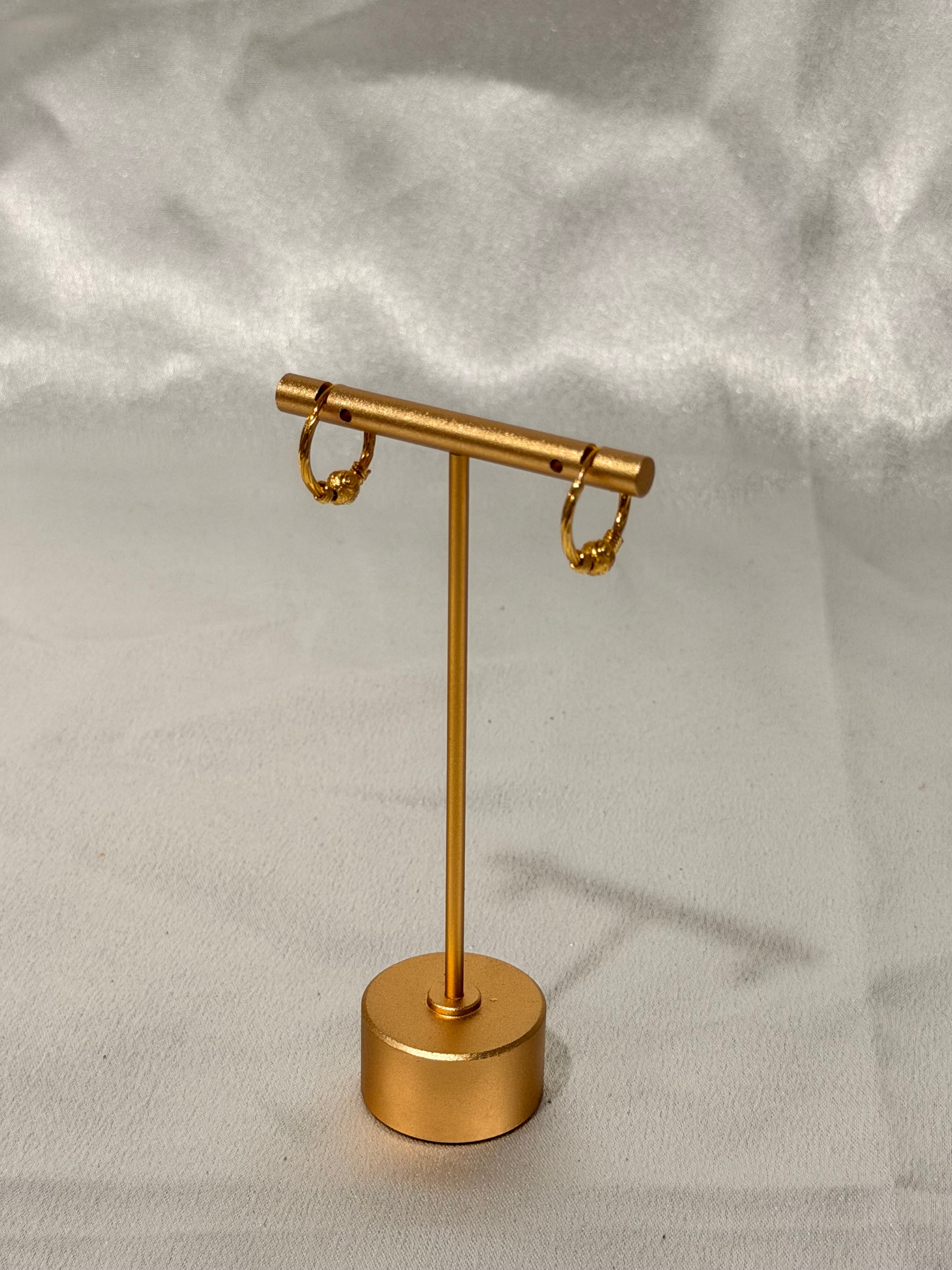 Gian Gold Plated Hoops