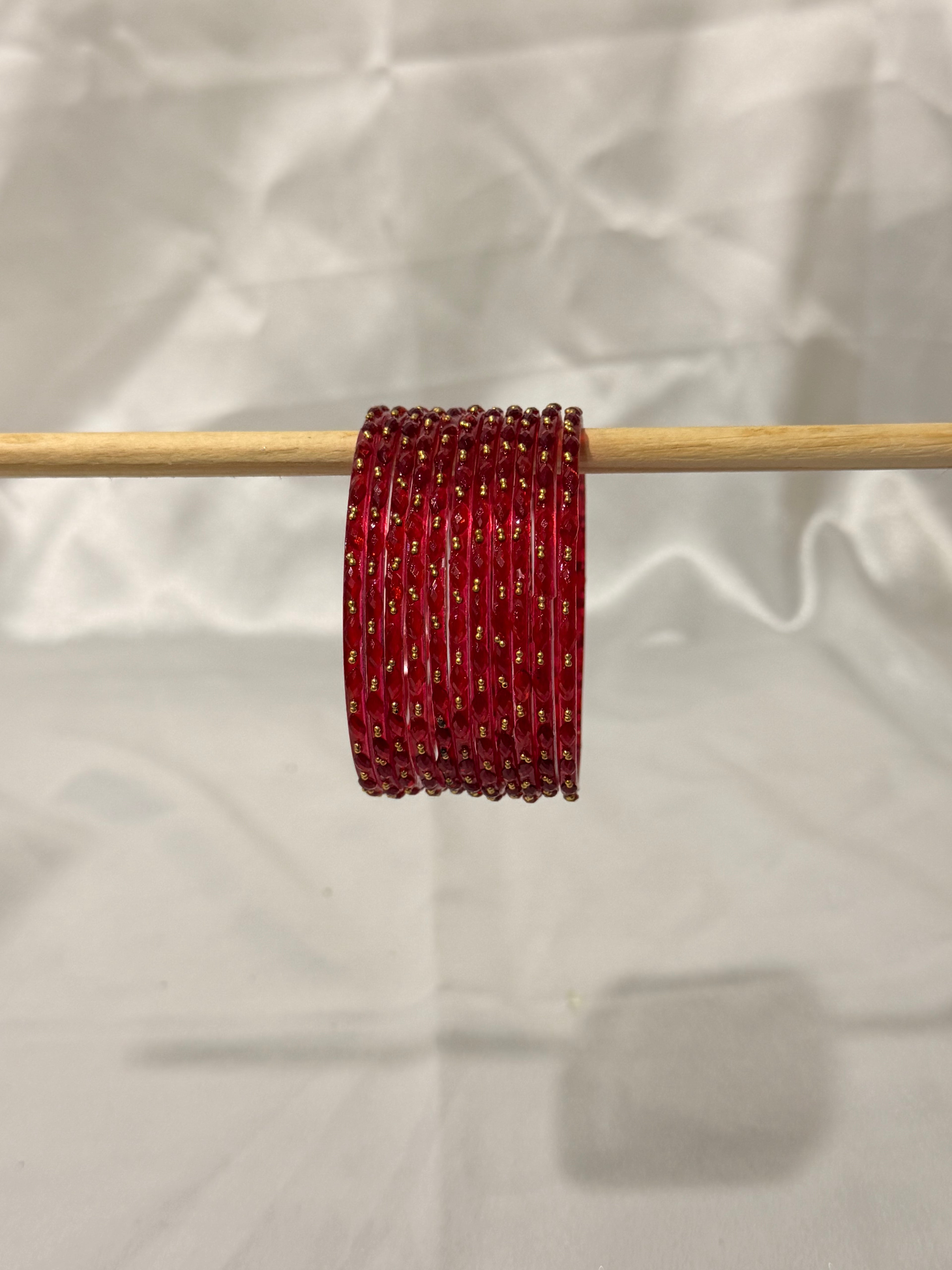 Sana Kashmiri Bangles Red