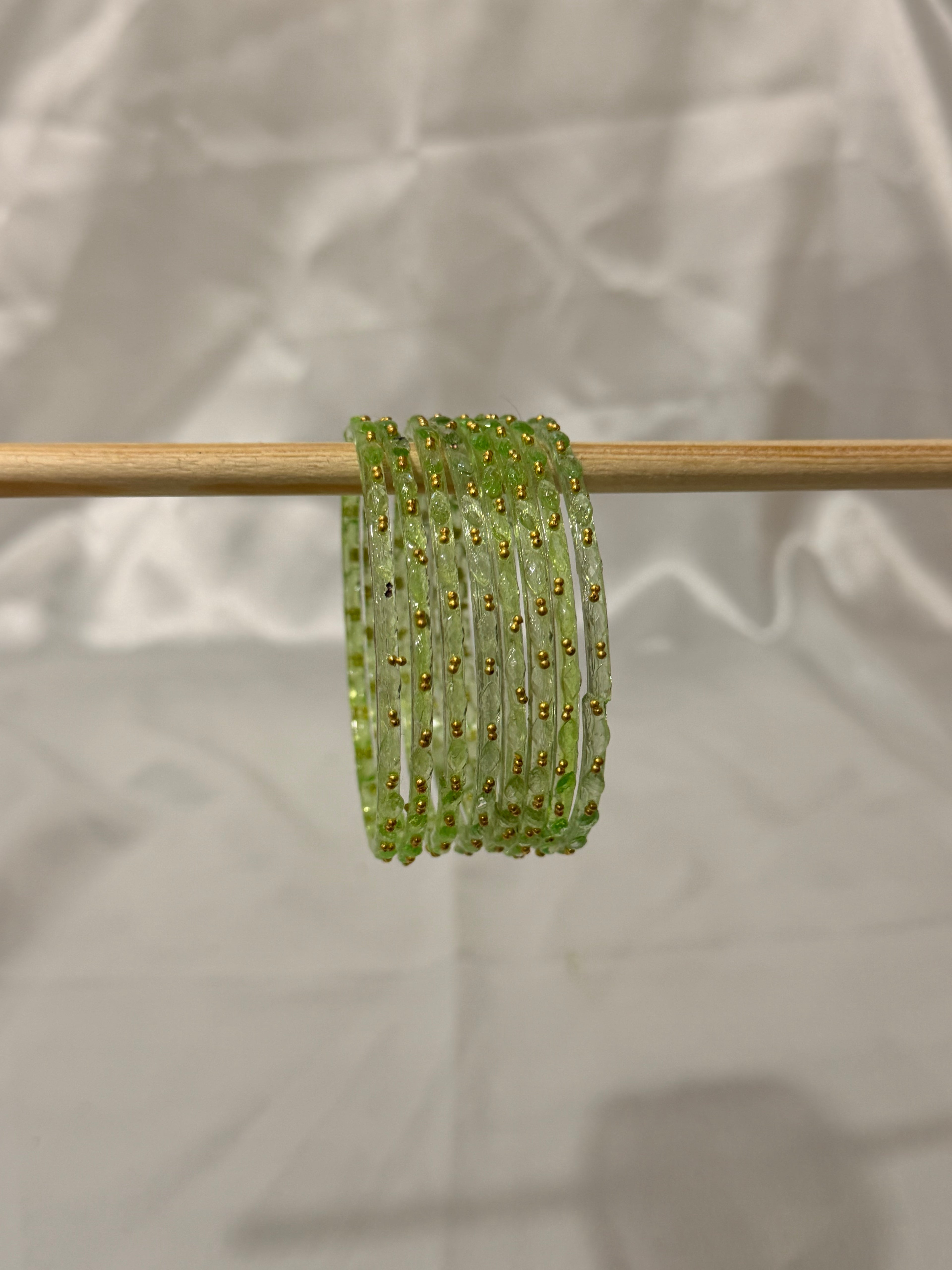 Sana Kashmiri Bangles Light Green